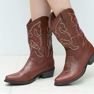 Winter Western Cowgirl Boots from SheSole
